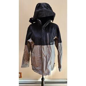 Eastern Mountain Sports Black/Grey Jacket Men's Small